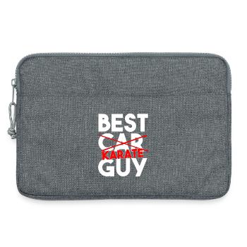 Slogan drôle d’arts martiaux du meilleur karaté - Sacoche pour ordinateur portable 13 pouces - gris chiné - Devant