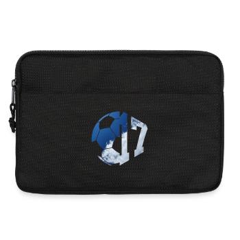 NR. 17 FUßBALLER NUMMER 17 FUßBALL 17. GEBURTSTAG - Laptoptasche 13" - Schwarz - Vorne