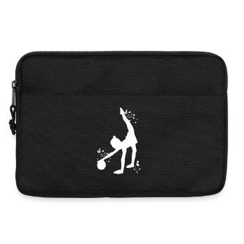 Gymnastin Mit Ball Rhythmische Gymnastik - Laptoptasche 13" - Schwarz - Vorne