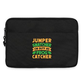 Frog Catcher Jumper Snatcher Frog - Laptoptasche 13" - Schwarz - Vorne