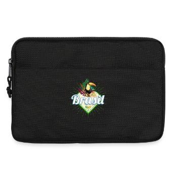Brasilien Tukan Retro Samba Karneval Souvenir - Laptoptasche 13" - Schwarz - Vorne