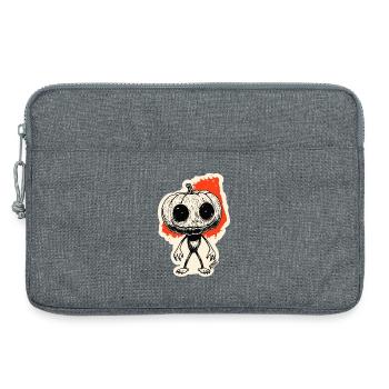 Pumpkin Night Creeper - Laptop bag 13" - heather grey - Front