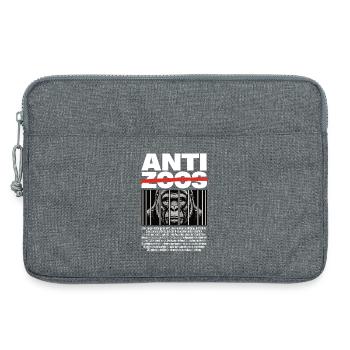 Chemise animal Anti Zoo Gorilla Freedom - Sacoche pour ordinateur portable 13 pouces - gris chiné - Devant