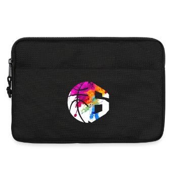 NR. 6 BASKETBALL NUMMER 6 BASKETBALL 6. GEBURTSTAG - Laptoptasche 13" - Schwarz - Vorne