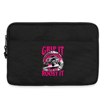 UTV Off Road Girl Woman 4 Wheeler Side by side - Laptoptasche 13" - Schwarz - Vorne