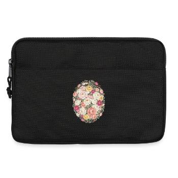Pastel Blossom Oval Rose Bouquet - Laptop bag 13" - black - Front