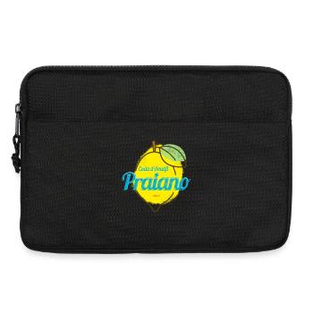 Praiano Costa d’Amalfi, Citron, Italie, Côte Amalfitaine - Sacoche pour ordinateur portable 13 pouces - noir - Devant