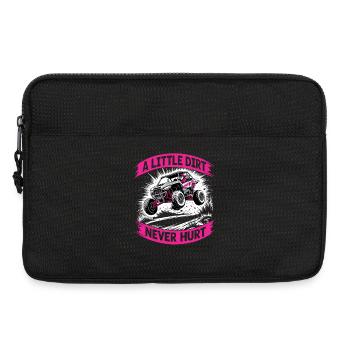 UTV Off Road Girl Woman 4 Wheeler Side by side - Laptop bag 13" - black - Front