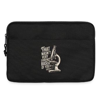 That Wasn't Evidence-Based Medicine Lab Nerd Doctor - Laptop bag 13" - black - Front