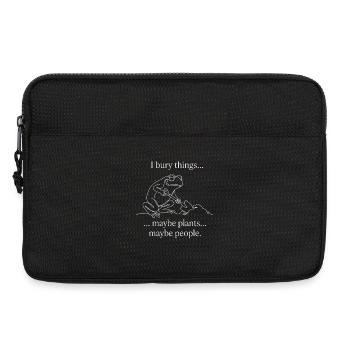 I Bury Things Maybe Plants Maybe People Frog - Laptoptasche 13" - Schwarz - Vorne