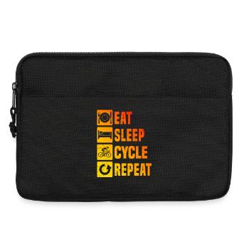 Idée cadeau pour un vélo de route avec vélo de route - Sacoche pour ordinateur portable 13 pouces - noir - Devant