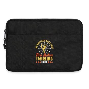 Dancing Vortex Dance School Fire Stick Dancer - Laptop bag 13" - black - Front
