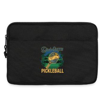 Pickleball Dink Queen player pickle ball love - Laptop bag 13" - black - Front