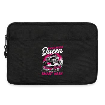 UTV Off Road Girl Woman 4 Wheeler Side by side - Laptoptasche 13" - Schwarz - Vorne