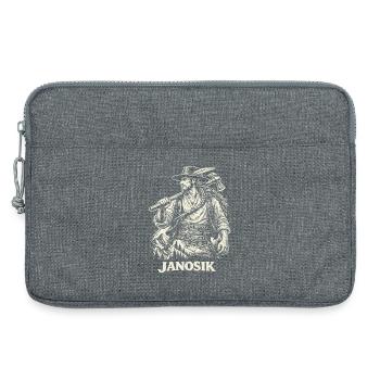 Janosik Polish Highland Legend - Laptop bag 13" - heather grey - Front