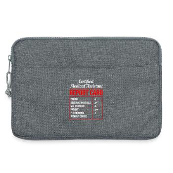 Medical Assistant MFA - Laptop bag 13" - heather grey - Front