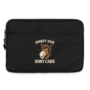 Donkey Lover Donkey Funny Donkey Farm Animal - Laptop bag 13" - black - Front