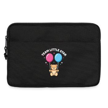 Team Boots Or Bows Western Reveal Design - Laptoptasche 13" - Schwarz - Vorne