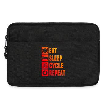 Gift idea for a road bike with road bike - Laptop bag 13" - black - Front
