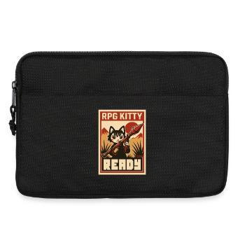 Affiche RPG Kitty Ready - Sacoche pour ordinateur portable 13 pouces - noir - Devant