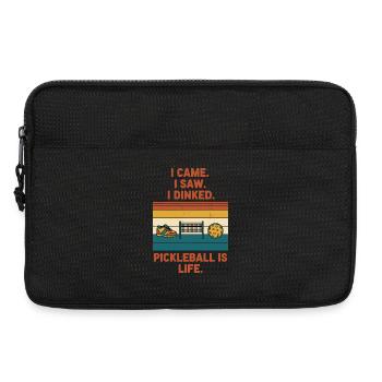 Pickleball I Came I Saw I Dinked Pickleball Is - Laptop bag 13" - black - Front