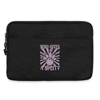 Bowling Kegel Spruch Who gives a Split - Laptop bag 13" - black - Front