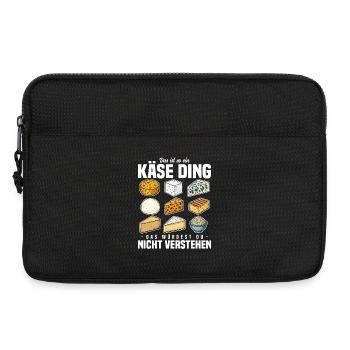 Das ist so ein Käse Ding - Laptoptasche 13" - Schwarz - Vorne