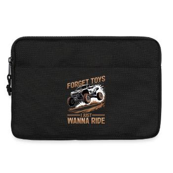 UTV Off Road Boy Men 4 Wheeler Side by side - Laptoptasche 13" - Schwarz - Vorne