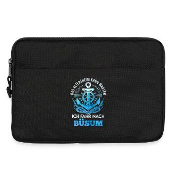 Opa DAS ALTERSHEIM KANN WARTEN FAHR NACH BÜSUM - Laptoptasche 13" - Schwarz - Vorne