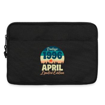 Anniversaire 30 ans Avril 1996 Cadeau Vintage - Sacoche pour ordinateur portable 13 pouces - noir - Devant