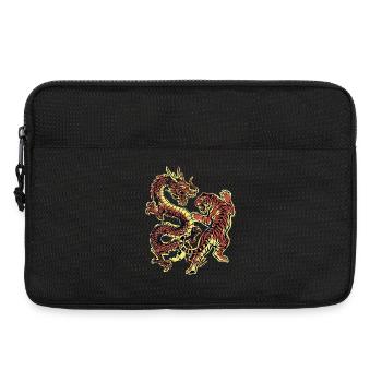 Dragon et Chinois Tigre - Sacoche pour ordinateur portable 13 pouces - noir - Devant