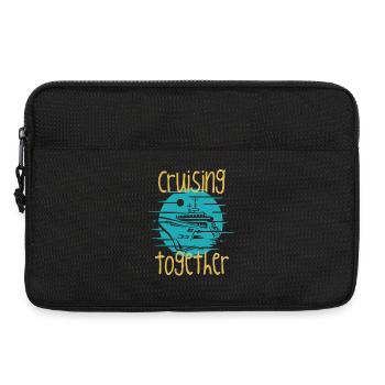 Graphique du bateau de croisière ensemble - Sacoche pour ordinateur portable 13 pouces - noir - Devant