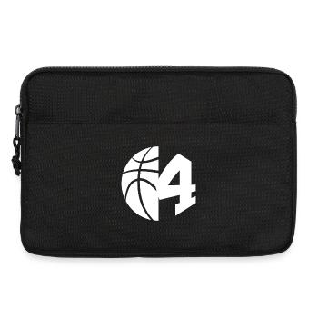 NON. 4 BASKETBALL NUMÉRO 4 BASKETBALL 4E ANNIVERSAIRE - Sacoche pour ordinateur portable 13 pouces - noir - Devant
