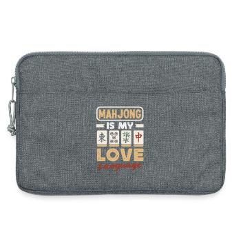 Es Ist Mahjong-zeit - Laptoptasche 13" - Grau meliert - Vorne