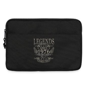 April 1976 Retro April 1976 Birthday Gift - Laptop bag 13" - black - Front