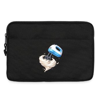 Whipping Cream Hand Mixer Baking Design - Laptop bag 13" - black - Front