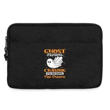 Ghost Hunter Halloween English Saying - Laptop bag 13" - black - Front