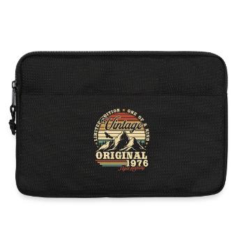 Original 1976 Vintage Vintage Birthday Gift - Laptop bag 13" - black - Front