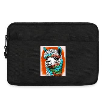 Alpaka - Laptoptasche 13" - Schwarz - Vorne