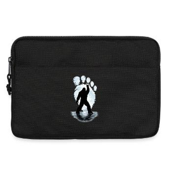 Bigfoot Rock sur Shield Sasquatch Yéti Rock & Roll - Sacoche pour ordinateur portable 13 pouces - noir - Devant