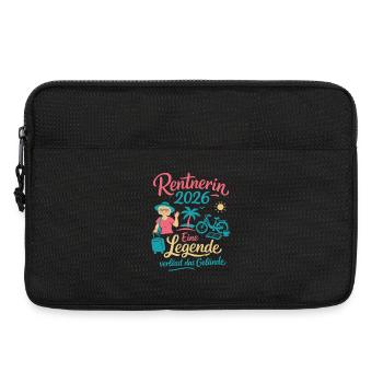 Rentnerin 2026 - Urlaub, Lesen, Sport, genießen - Laptoptasche 13" - Schwarz - Vorne