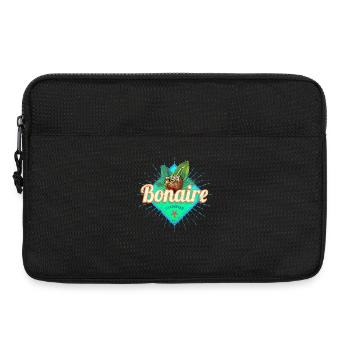 Souvenir vintage de vacances dans les Caraïbes de Bonaire - Sacoche pour ordinateur portable 13 pouces - noir - Devant