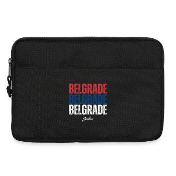 Belgrade, Serbie, j’adore Belgrade - Sacoche pour ordinateur portable 13 pouces - noir - Devant