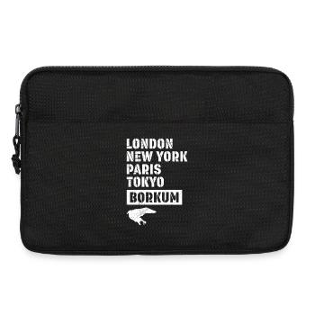 Vacances en mer du Nord LONDRES NEW YORK PARIS BORKUM - Sacoche pour ordinateur portable 13 pouces - noir - Devant