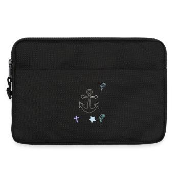 Maritim Anker Kreuz Eiscrem - Laptoptasche 13" - Schwarz - Vorne