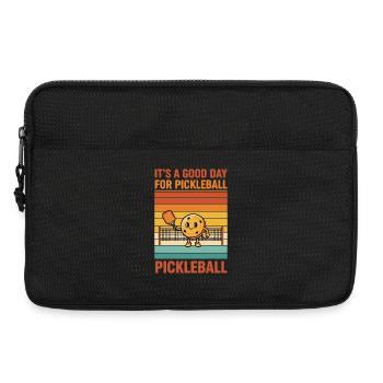 Pickleball Funny Player Its A Good Day For - Laptop bag 13" - black - Front