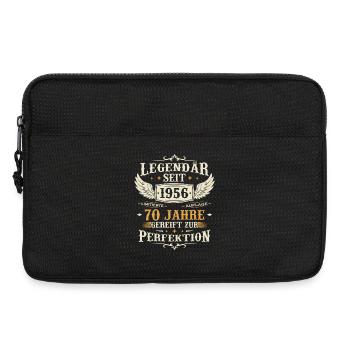 1956 Legendär Jahrgang Geburtstag Geschenk Retro - Laptoptasche 13" - Schwarz - Vorne