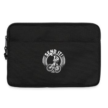 BMX Dirt Jump Sent It Fahrrad Sprung - Laptoptasche 13" - Schwarz - Vorne