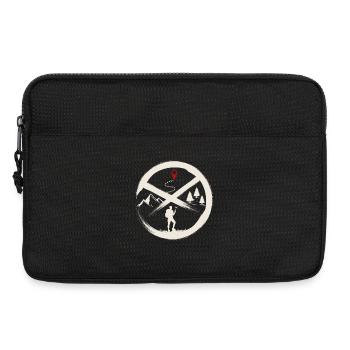 Geocaching Hiker Nature Map Pin Art - Laptoptasche 13" - Schwarz - Vorne