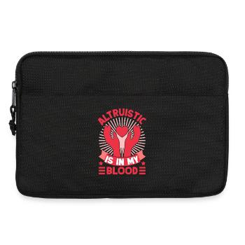 Citation d’assistant social : Altruiste dans mon sang Social Social - Sacoche pour ordinateur portable 13 pouces - noir - Devant